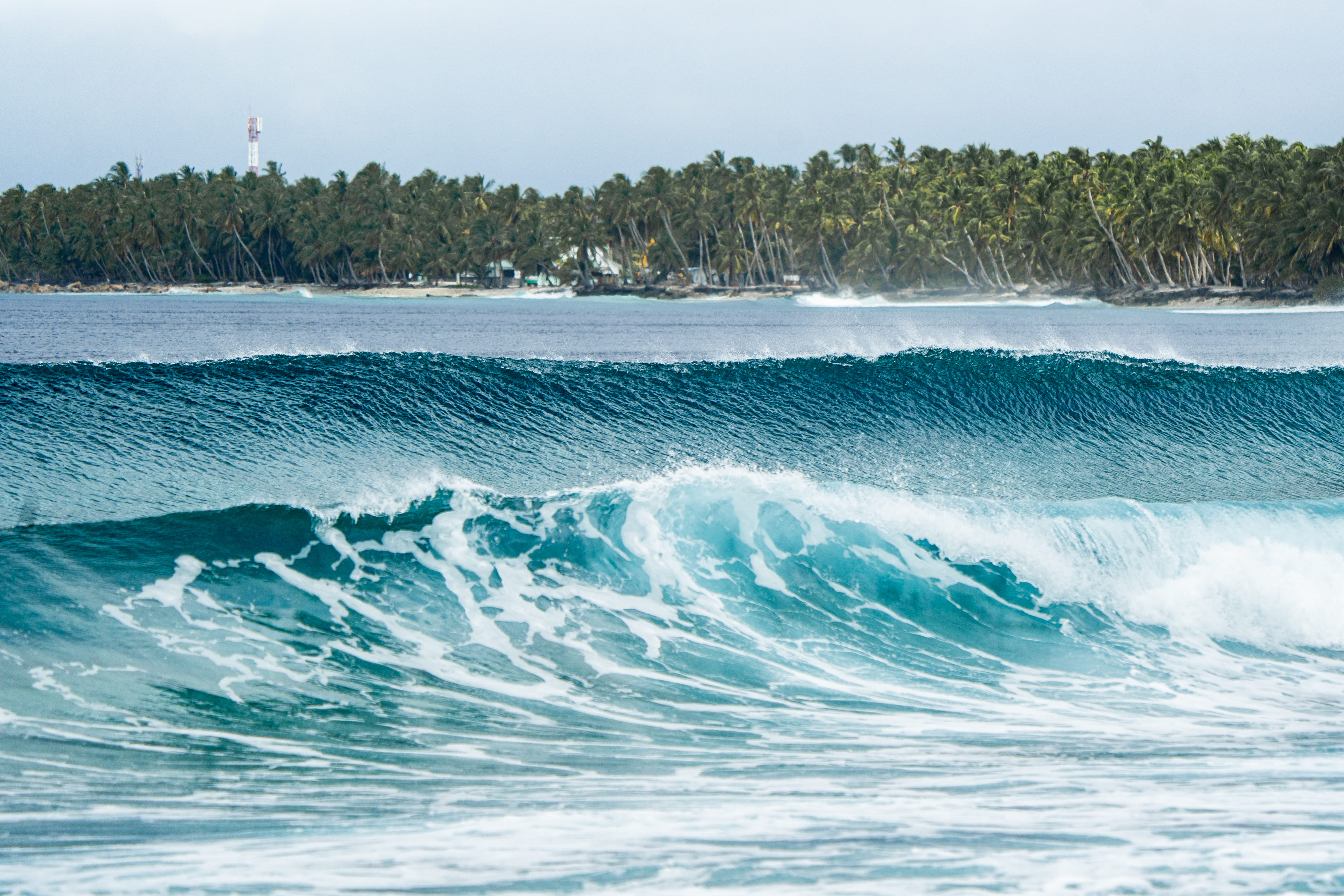 Student practicing surf techniques