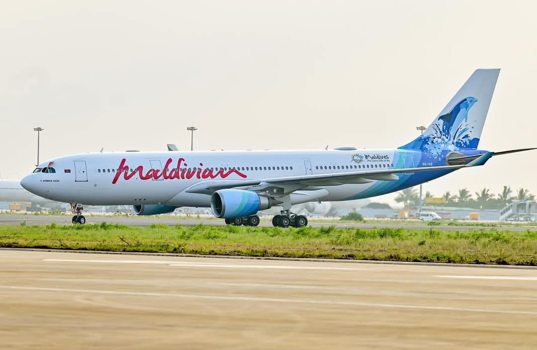 Airplane at Fuvahmulah Airport
